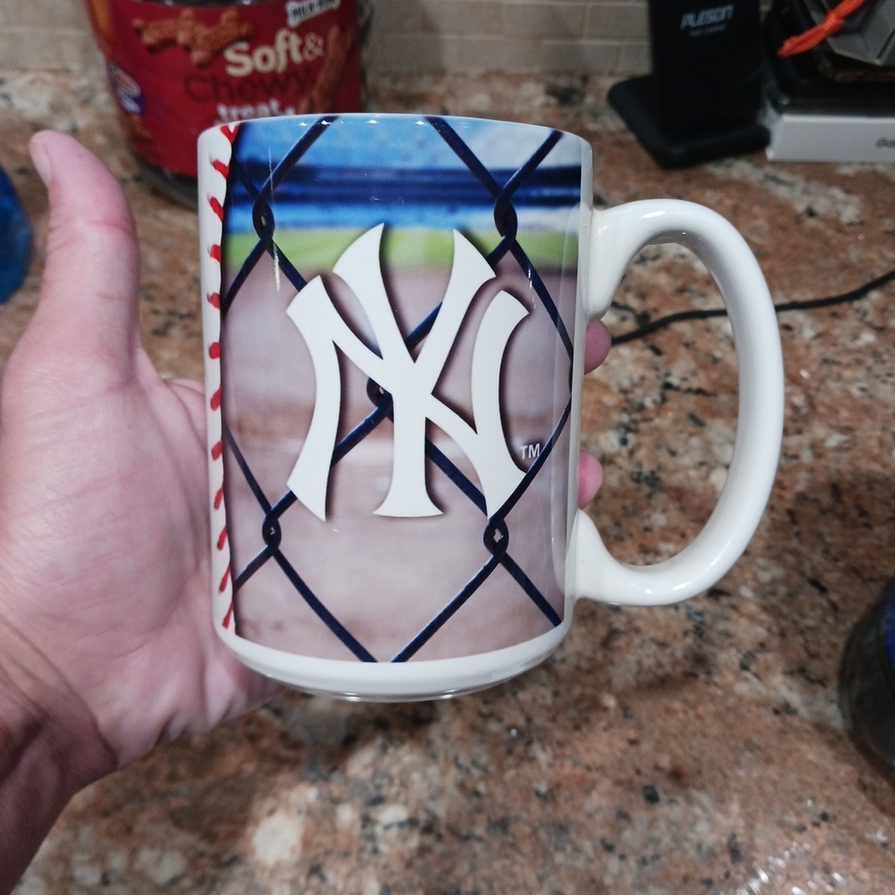 MLB New York Yankees 15-Ounce Ceramic Ballpark Coffee, Tea Mug ~ Boelter Brands